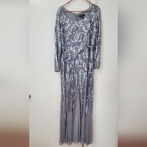 Shimmering evening gown